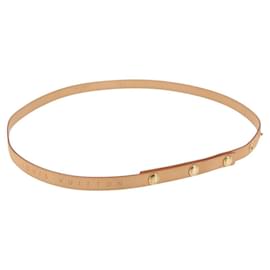 LOUIS VUITTON Florentine Shoulder Strap Leather 35.4"" Beige LV Auth am9312
