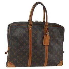 LOUIS VUITTON Monogram Porta Documenti da Viaggio Borsa Business M53361 LV Auth ti3488