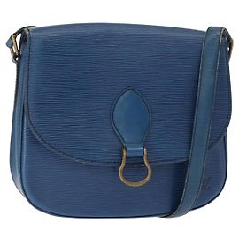 LOUIS VUITTON Sac à épaule Epi Saint Cloud GM Bleu Toledo M52195 LV Auth 155919