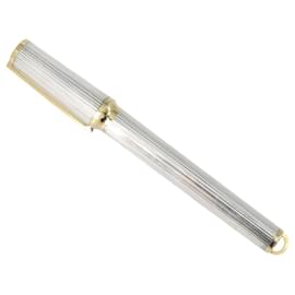 Autre Marque S.T. DUPONT Füllfederhalter Metall Silberton Auth 148443