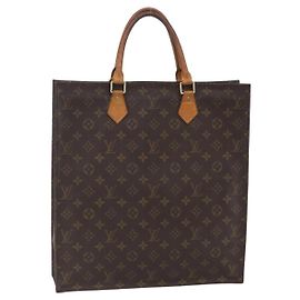 LOUIS VUITTON Borsa Sac Plat Monogram M51140 LV Auth 150580