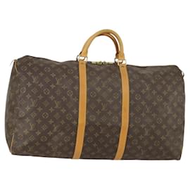 LOUIS VUITTON Borsa Boston Monogram Keepall 60 M41422 LV Auth 155159