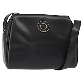 Borsa a Spalla CELINE Circle in Pelle Nera e Oro Auth 156282 - Céline