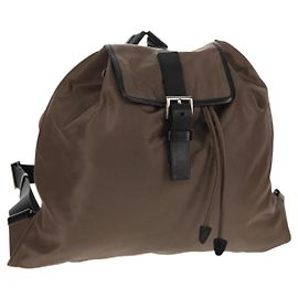Zaino PRADA in nylon grigio argento autentico 153654V