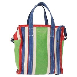 Balenciaga Borsa Bazaar Shopper XS in pelle 2 in 1 multicolore 452458 Auth 156182