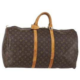 LOUIS VUITTON Borsa Boston Monogram Keepall 55 M41424 LV Auth 152783