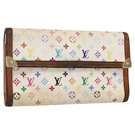 Multicolor Porte Tresor International Geldbörse LOUIS VUITTON M92659 Auth 152244 - Louis Vuitton
