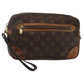 LOUIS VUITTON Clutch Marly Dragonne GM Monogram M51825 LV Auth gh849