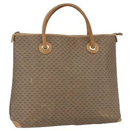 Gucci Borsa tote Micro GG Supreme in PVC beige e oro 002 4868 39 Auth 151511