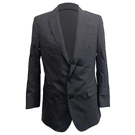 Einreiher Blazer und Hose von Dolce & Gabbana Martini aus schwarzer Wolle