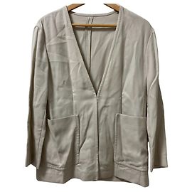 Autre Marque Chaqueta Oxford de algodón Cupra sin cuello de la colección TOMORROWLAND