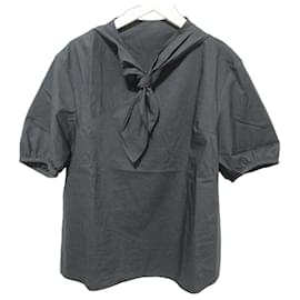 Autre Marque Blusa de algodón procesado de manga corta Ballsey