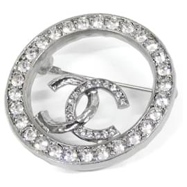 Spilla in cristallo argento Chanel AB7324