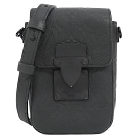 Borsa a spalla verticale indossabile S-Lock in Monogram Taurillon Louis Vuitton