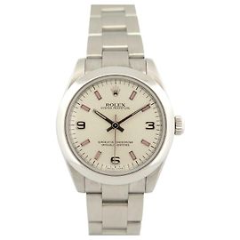RELOJ ROLEX LADY OYSTER PERPETUAL 177200 31 MM ACERO PALADIO AUTOMÁTICO
