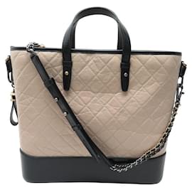 NUOVO BORSO A MANO CHANEL GABRIELLE GM IN PELLE QUILTED CON TRACOLLA