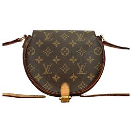Borsa a spalla mini Tambourin in pelle Monogram Louis Vuitton