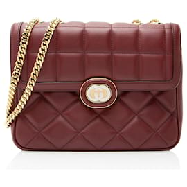 Borsa a spalla piccola in pelle di vitello Gucci Deco