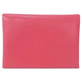 Porte-monnaie Calvi Duo en chèvre Mysore d'Hermès