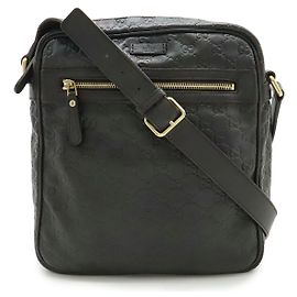 Bolso de Hombro de Cuero Guccissima de Gucci