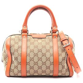 Borsa a mano in pelle GG Canvas di Gucci