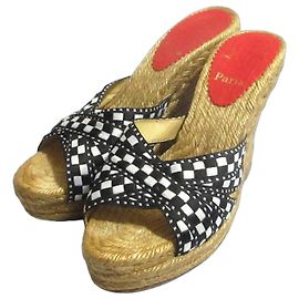 Sandalias de cuña Espadrille Christian Louboutin