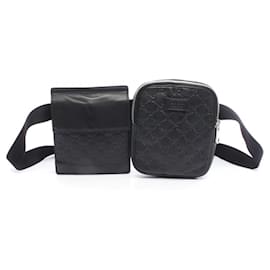 Belt bag doppia pochette Guccissima di Gucci