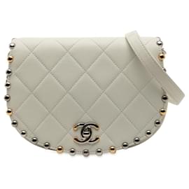 Borsa a tracolla Chanel Matelassé Coco Mark con catena