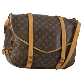 LOUIS VUITTON Borsa a Spalla Monogram Saumur 43 M42252 LV Auth 155153