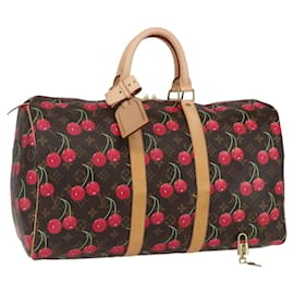 LOUIS VUITTON Borsa Boston Keepall 45 Monogram Ciliegia M95011 LV Auth 158900SV