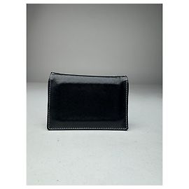 Vintage Jean Paul Gaultier Lederkartenhalter Schwarz
