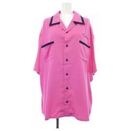 Céline S/S Hemd Rosa Baumwolle