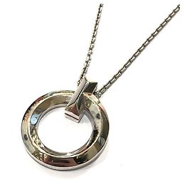 Collana a catena con pendente a cerchio T-One in oro 18K di Tiffany & Co.