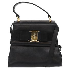Borsa a mano mini Vintage Vara Bow in pelle di Salvatore Ferragamo