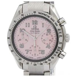 OMEGA Speedmaster Automatische Uhr mit Rosa MOP Zifferblatt aus Stahl