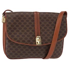 Borsa a spalla vintage Celine in tela - Céline