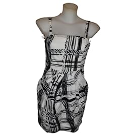 Vestido mini Pinko de algodón multicolor talla 42