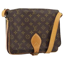 LOUIS VUITTON Monogram Cartouchiere GM Schultertasche M51252 LV Auth ep12210