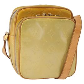 LOUIS VUITTON Borsa a spalla Wooster Monogram Vernis Grigio M91036 LV Auth ka841
