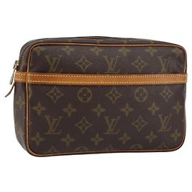 LOUIS VUITTON Pochette Compiegne 23 M51847 LV Auth BA8942