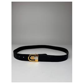Vintage Givenchy Ledergürtel schwarz