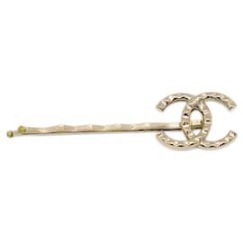 Chanel CC Haarnadelset aus Metall mit Kunstperle