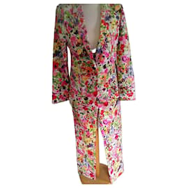 Autre Marque Manigance Floral Cotton Pantsuit