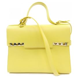 Borsa a tracolla in pelle di vitello Delvaux Tempete