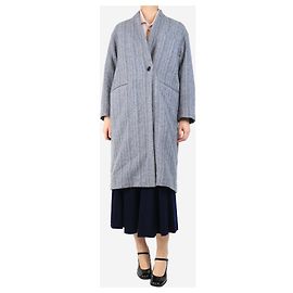 Isabel Marant Etoile Casaco de lã Henlo cinza - tamanho UK 8
