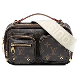 Borsa utility Louis Vuitton in monogramma marrone
