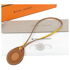 Hermes Hermès Air Tag Two-Tone Leather Strap