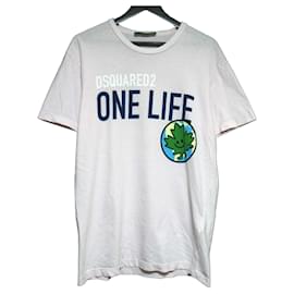 Autre Marque Camiseta de algodón Dsquared2 UNA VIDA UN PLAN