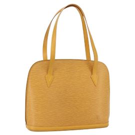 LOUIS VUITTON Borsa a Spalla Epi Lussac Gialla M52289 LV Auth 159707