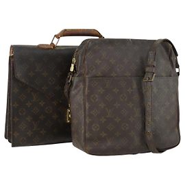 LOUIS VUITTON Bolsa de Ombro Monogram 2 Set LV Auth 151700